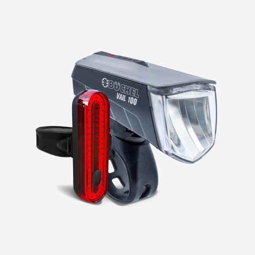 
      Bike Light Kit Vail 100 USB + Micro Lens COB with Deceleration Sensor
  